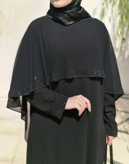 مانتو عبایی طرح شالدار