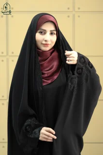 چادر عربی اصیل مونالیزا کره ای گلدوزی گلریز