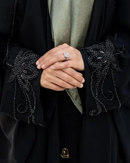 چادر عربی اصیل کپچر. جواهر دوزی فرشته