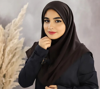 مقنعه کرپ قد 90